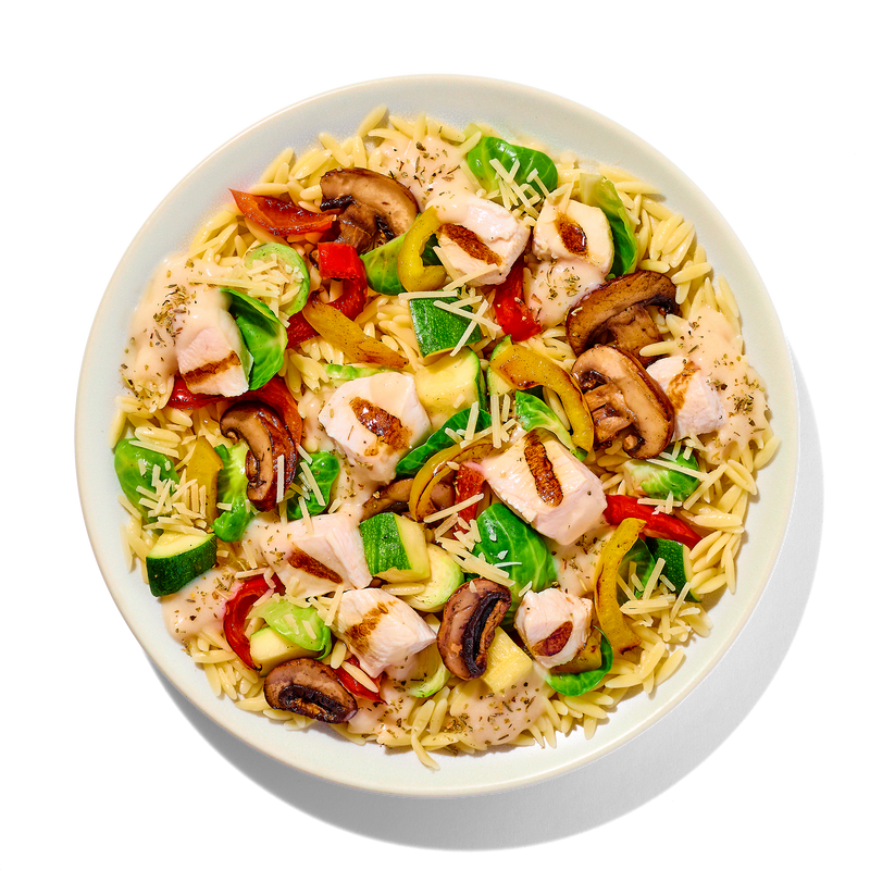 Lemon Butter Chicken with Orzo