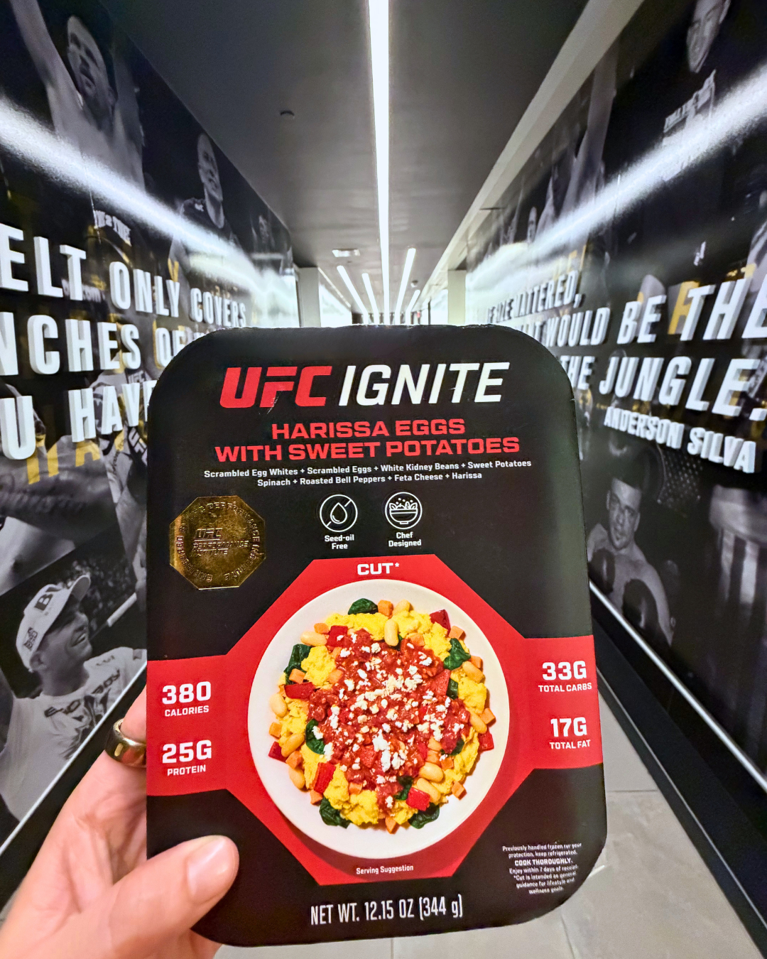 UFC Ignite Harissa Eggs with Sweet Potatoes