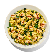 Basil Chicken with Zucchini and Penne