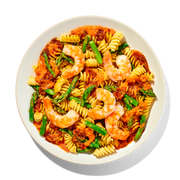Red Pepper Shrimp with Rotini