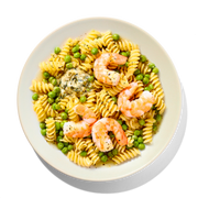 Lemon Pepper Shrimp with Pasta