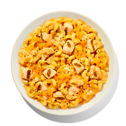CHICKEN MAC & CHEESE WITH RICED CAULIFLOWER