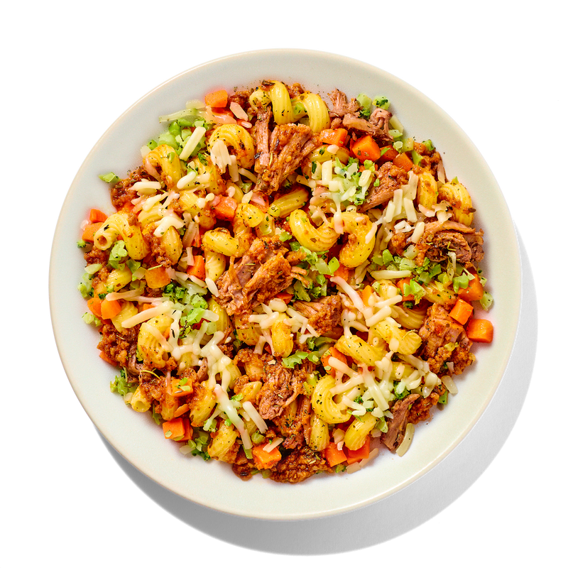 Cavatappi Pasta with Bolognese