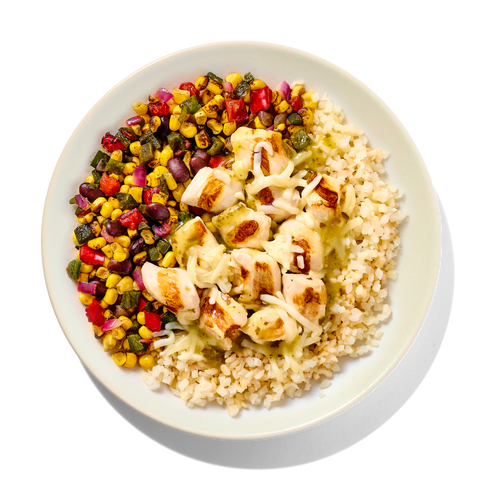 Tomatillo Chicken with Rice