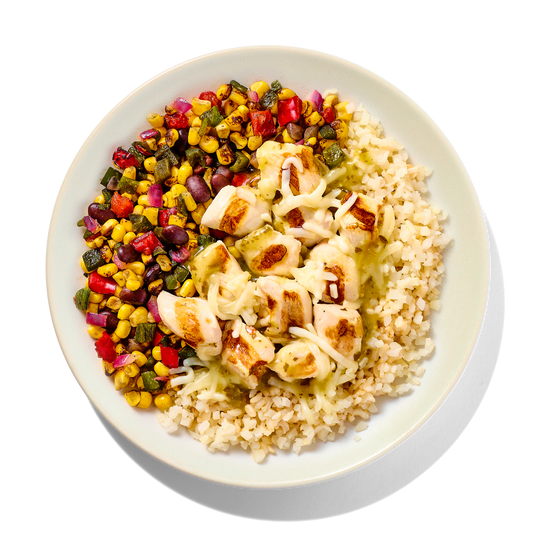 Tomatillo Chicken with Rice