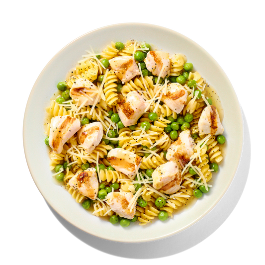 UFC dish: Lemon Caper Chicken with Rotini