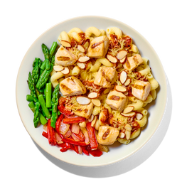 CREAMY RED PEPPER CHICKEN CAVATAPPI