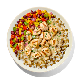 CITRUS CHICKEN WITH LENTILS
