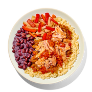 Puttanesca Pulled Pork Bowl