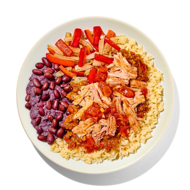 Puttanesca Pulled Pork Bowl