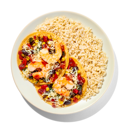 Shrimp Tacos with Brown Rice