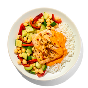 Butter Salmon with Rice