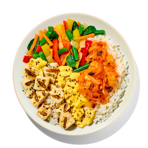 Kimchi Chicken Rice Bowl