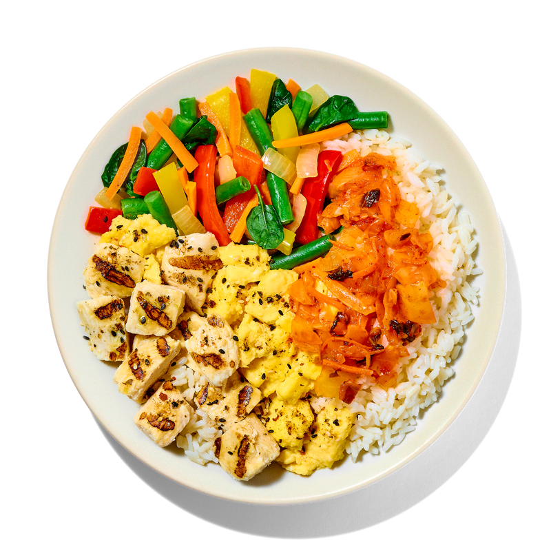 Kimchi Chicken Rice Bowl