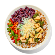 Herb Chicken with Black Beans and Farro
