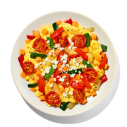 Sweet Potato & Feta Breakfast Skillets
