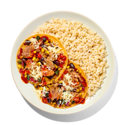 Pork Tacos with Brown Rice