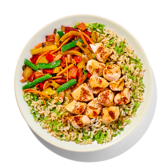 Orange Chicken with Rice