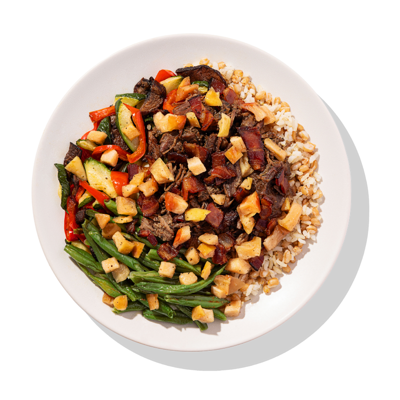 Beef and Vegetable Grain Bowl