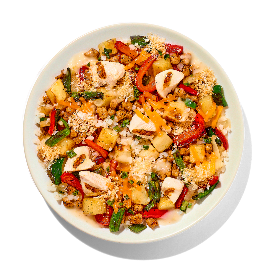 Breakfast Chicken Casserole with Vegetables