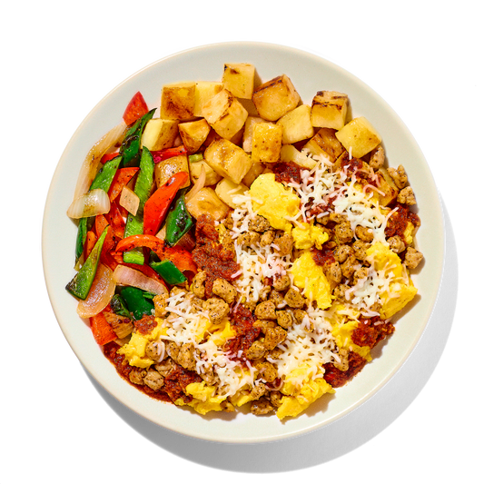 Chicken Sausage Skillet with Rojo Sauce