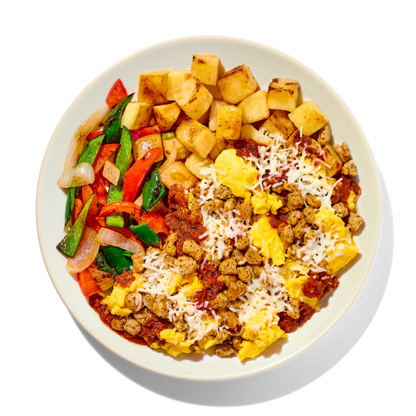 Chicken Sausage Skillet with Rojo Sauce