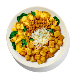 TOMATILLO CHICKEN SAUSAGE SKILLET