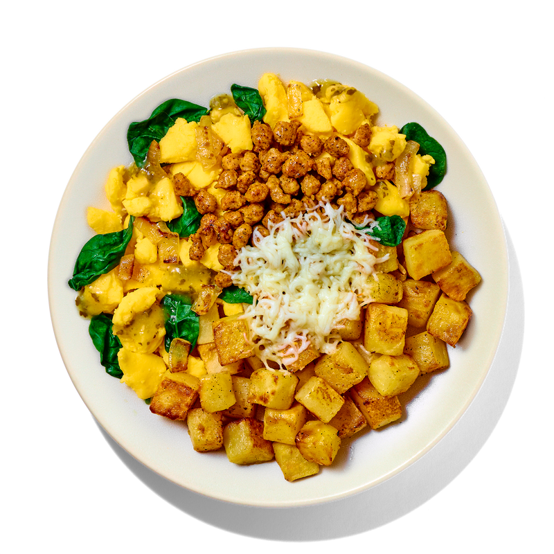 Tomatillo Chicken Sausage Skillet