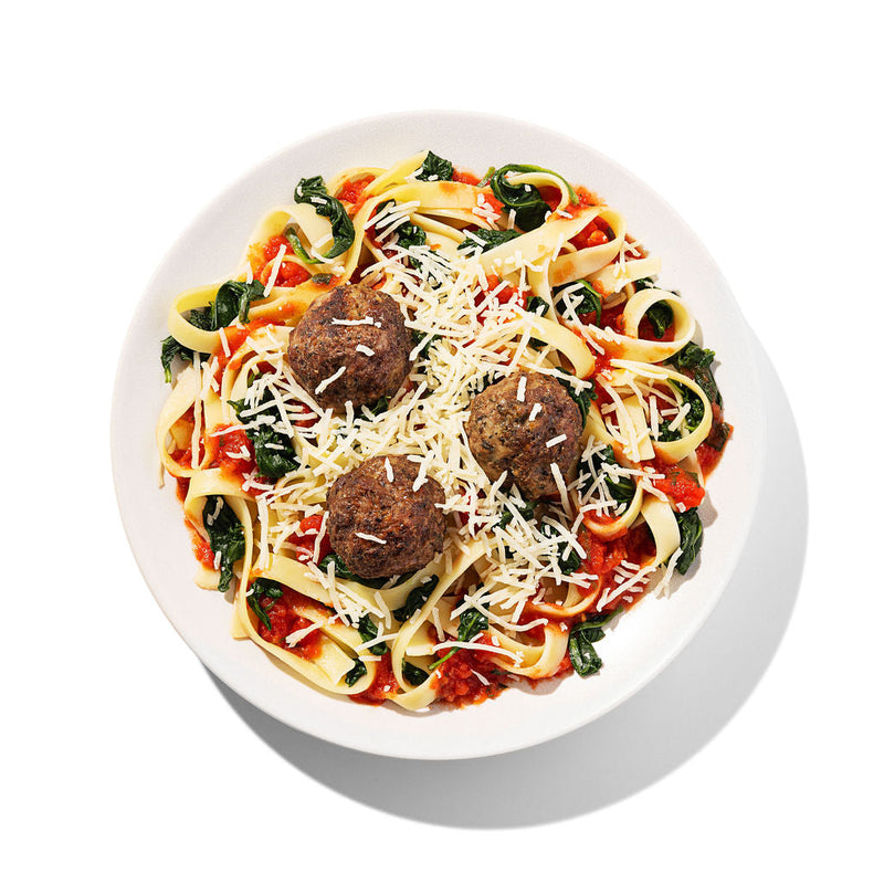 Fettuccine with Meatballs