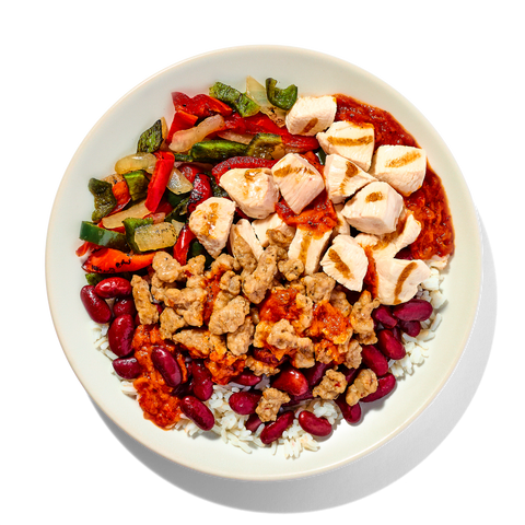 Cajun-Style Chicken and Sausage with Rice