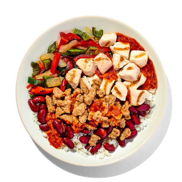 Cajun-Style Chicken and Sausage with Rice
