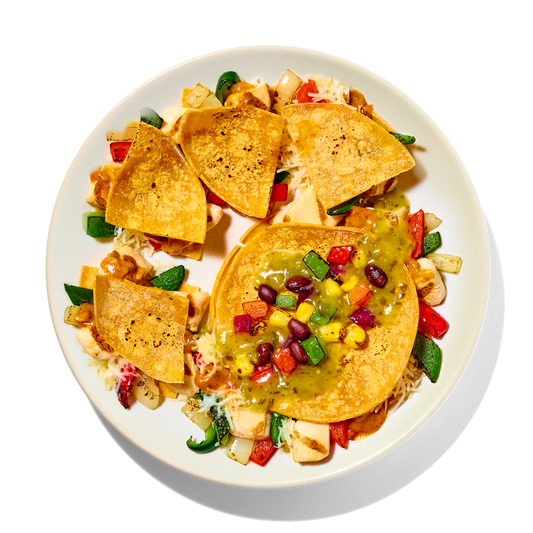 Tomatillo Chicken Quesadilla