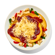 Layered Chicken Enchilada Casserole
