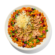 Pulled Pork Verde Rice Bowl