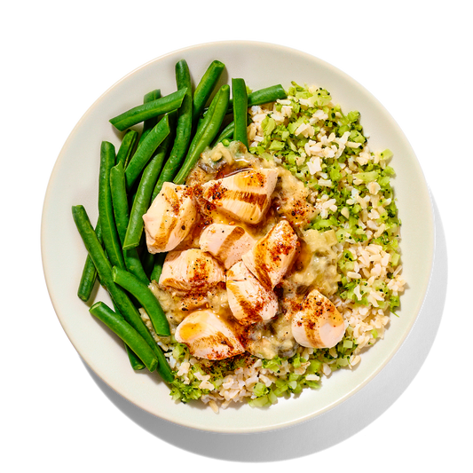 Szechuan-Style Chicken with Rice