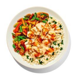 MISO TAHINI CHICKEN WITH RICE