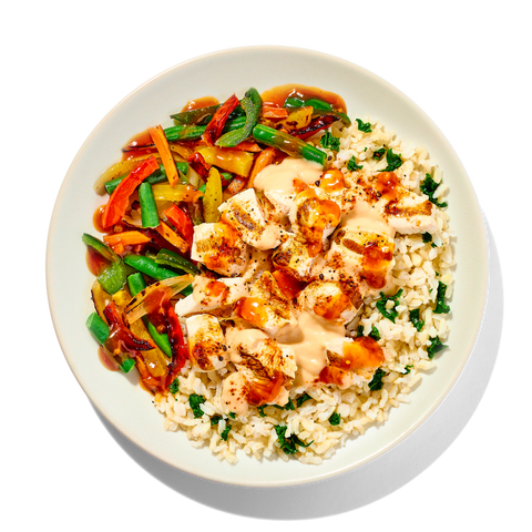 Miso Tahini Chicken with Rice