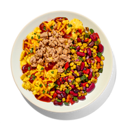 Guajillo Chile Eggs with Turkey