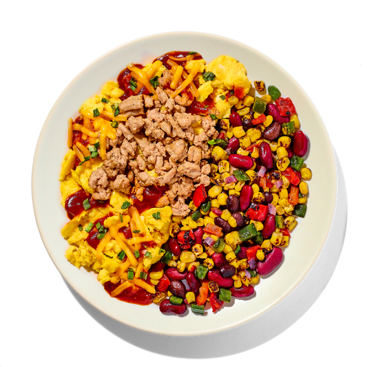 Guajillo Chile Eggs with Turkey