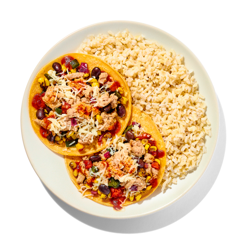Turkey Tacos with Brown Rice