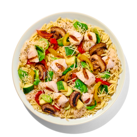 Lemon Butter Chicken with Orzo