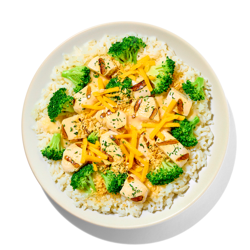 Broccoli Cheddar Bake with Chicken