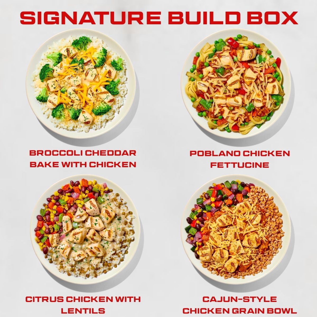 Signature Series Build Box meals