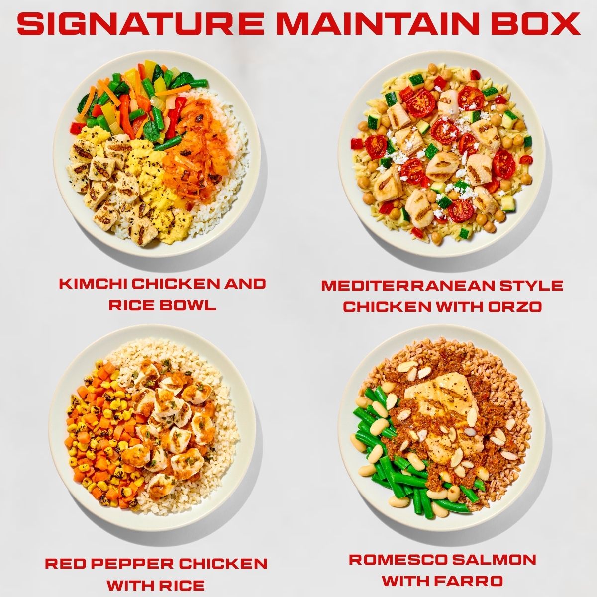 Signature Series Maintain Box meals