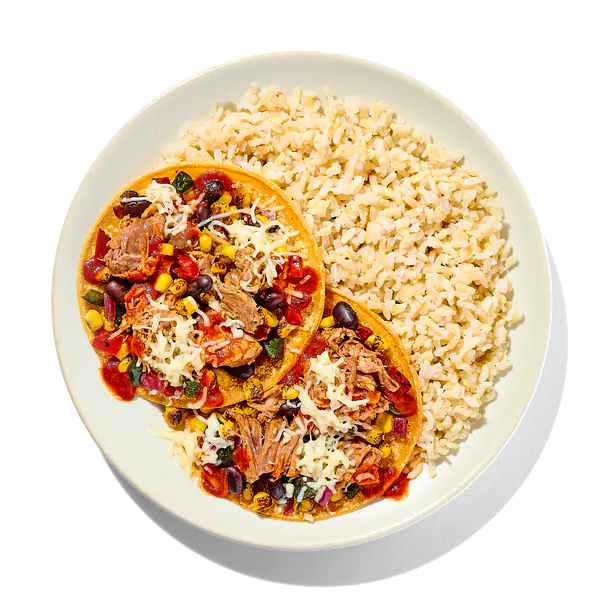 Pork Tacos with Brown Rice: Main product image