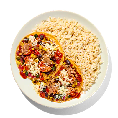 Pork Tacos with Brown Rice: Main product image