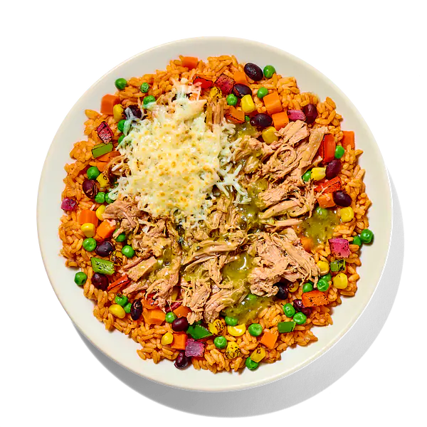 Pulled Pork Verde Rice Bowl: Main product image