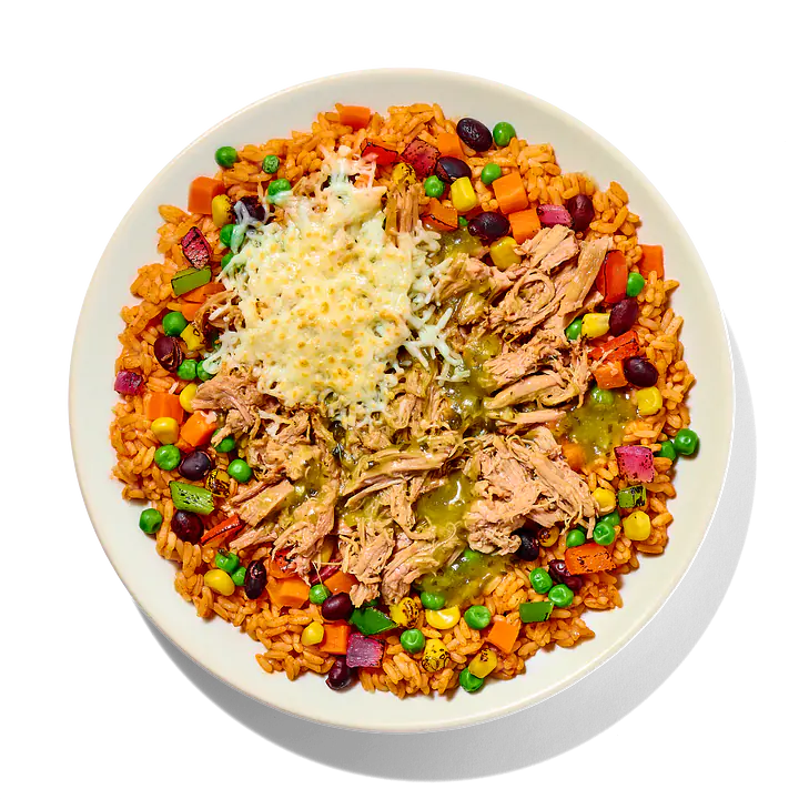 Pulled Pork Verde Rice Bowl - Master