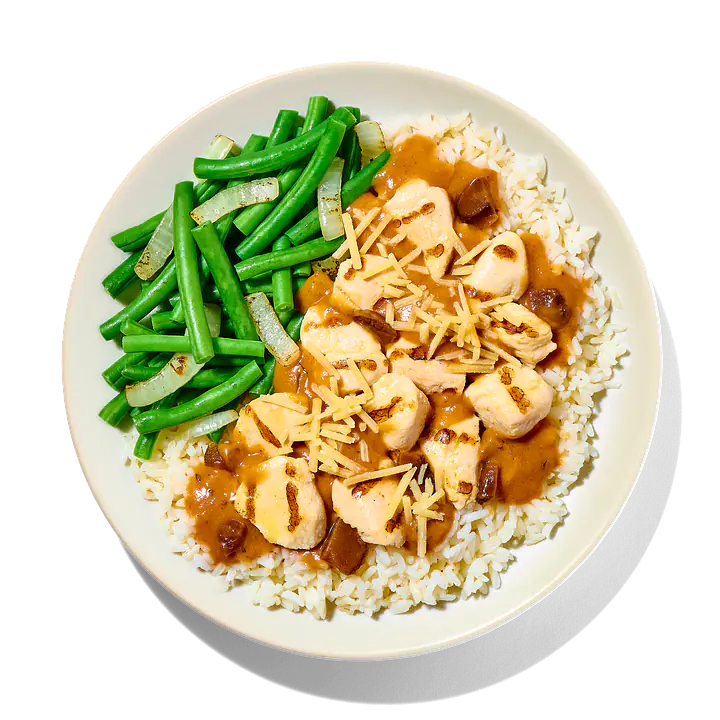 Mushroom Chicken with Green Beans - Master