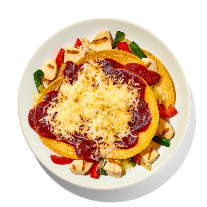 Layered Chicken Enchilada Casserole - Master